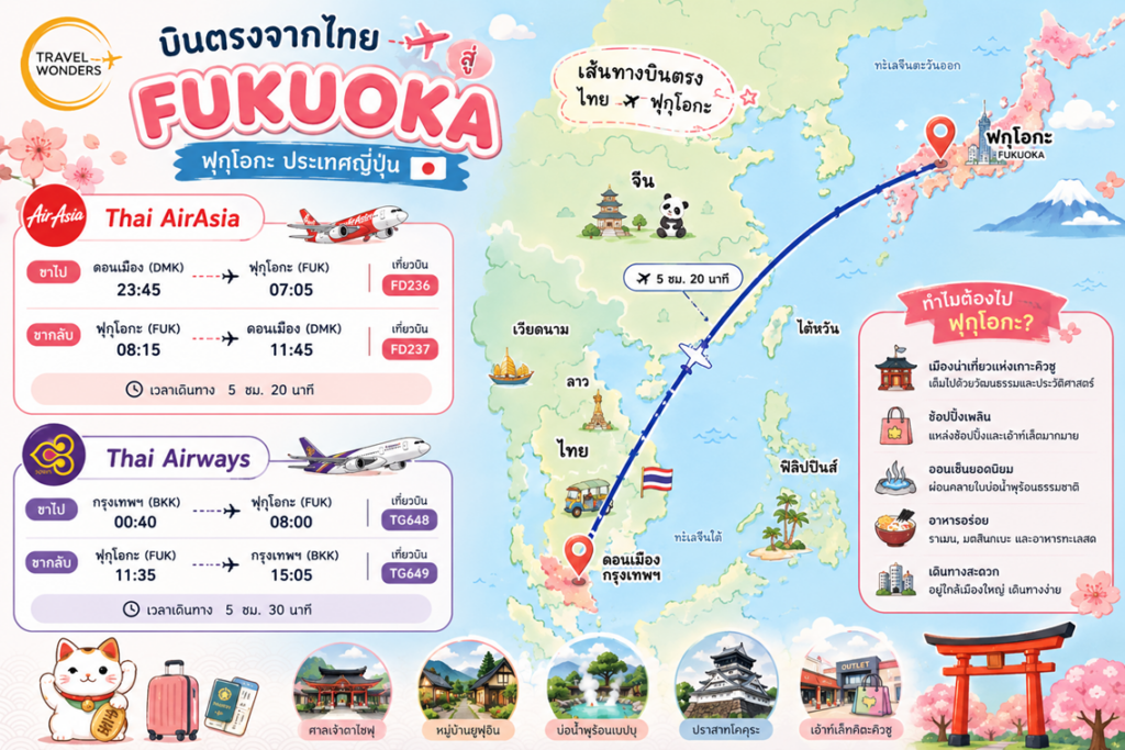 บินตรง ฟุกุโอดะ