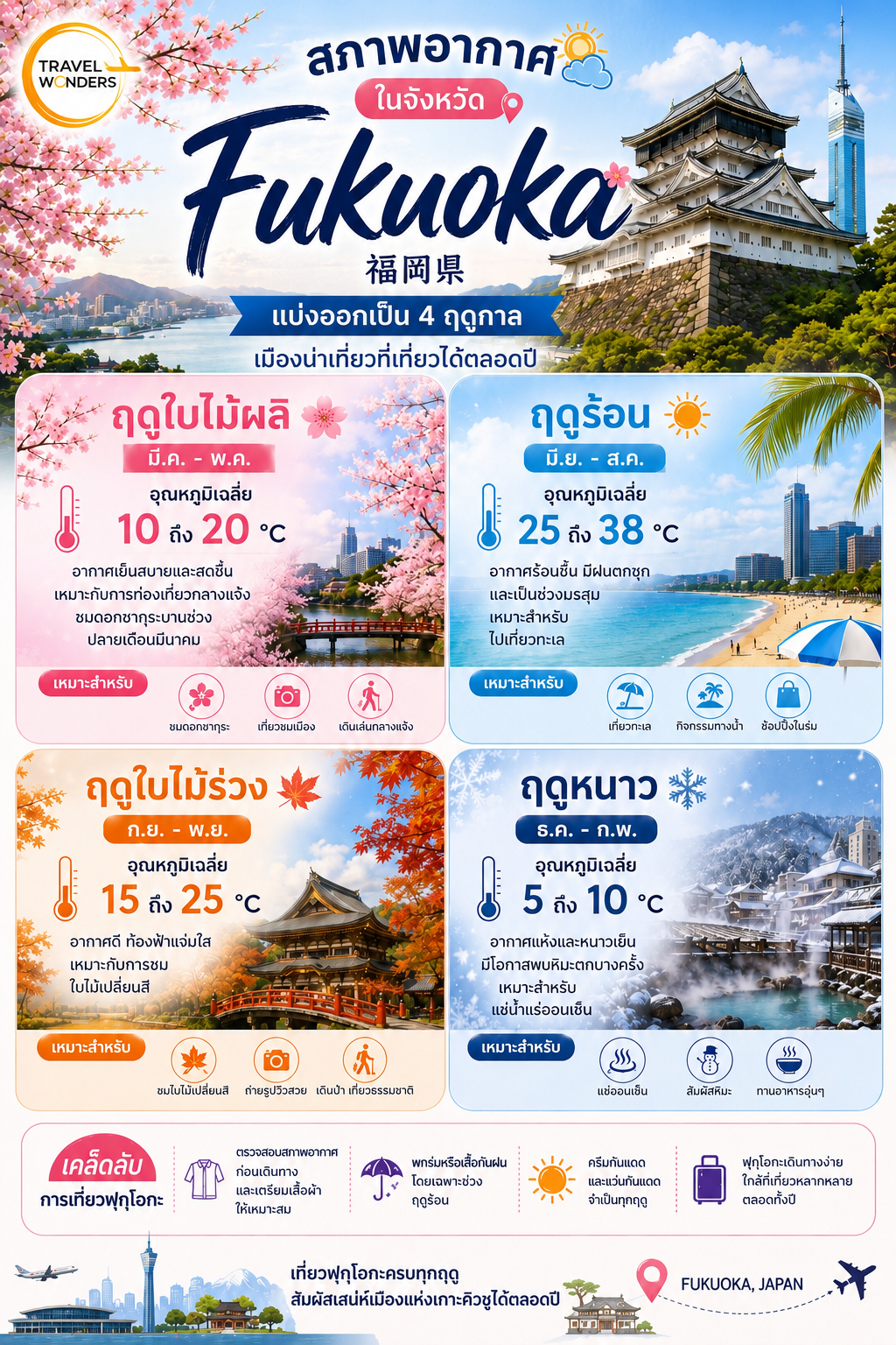 สภาพอากาศของฟุกุโอกะ