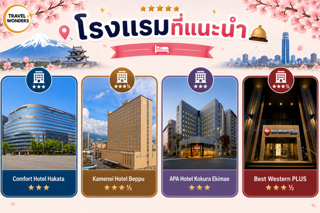 โรงแรมที่แนะนำ